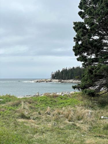 view in September at Hurricane Island in Maine