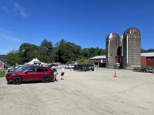 parking in June at Joppa Hill Farm in southern NH