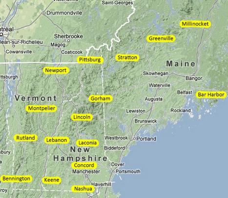 New Hampshire Hiking Maps Hiking Resources