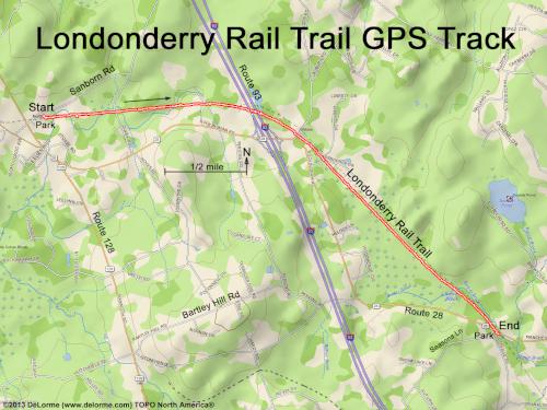 Londonderry Rail Trail gps track