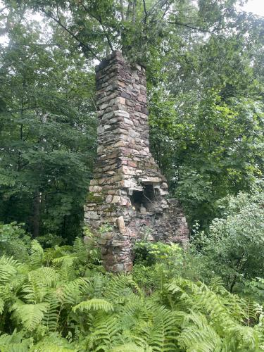 ruins in August at Mason Hill in northwest MA