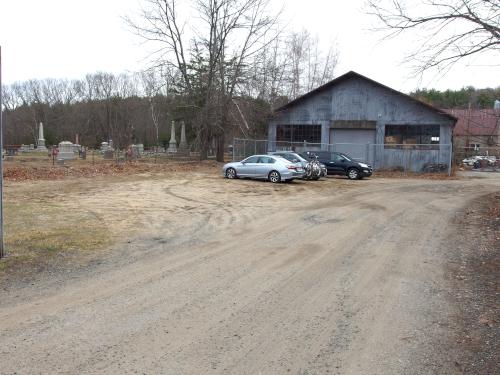 parking in April on the Jay McLaren Rail Trail in northeast Massachusetts