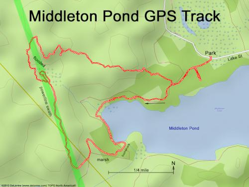 Middleton Pond gps track