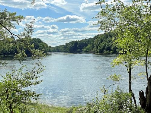 Merrimack River in August below Moore's Falls in southern NH