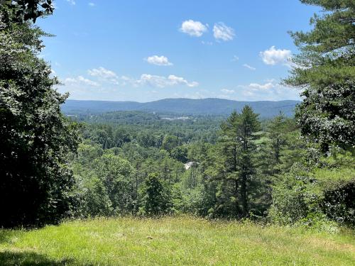 view in June at Oak Hill in southwest NH