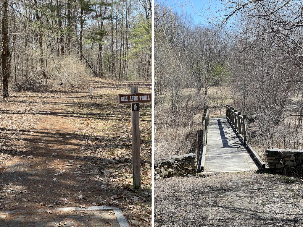 trails in April at Oxbow National Wildlife Refuge North in Massachusetts