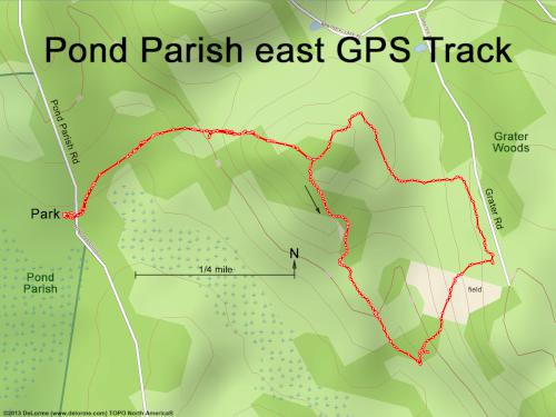 Pond Parish east gps track