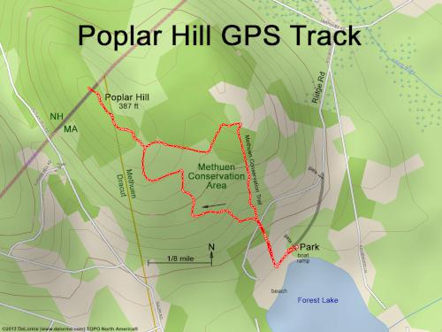 Poplar Hill gps track