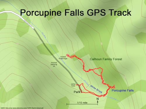 Porcupine Falls gps track