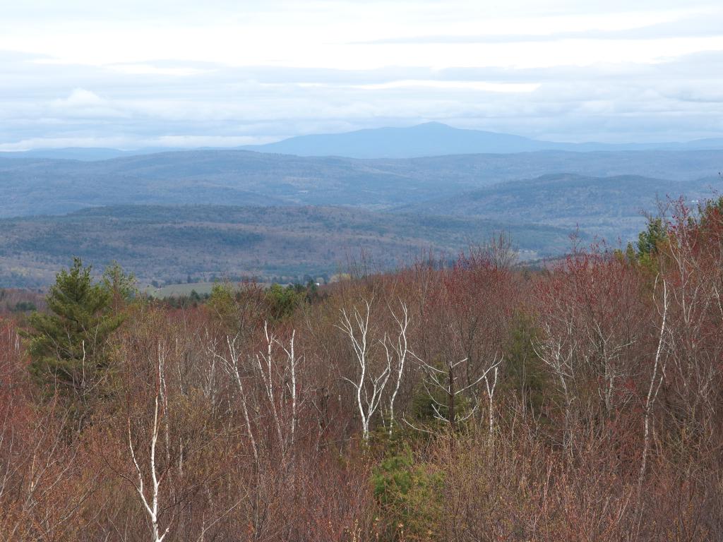 view of Mount Monadnock in New Hampshire from Putney Mountain in southern Vermont