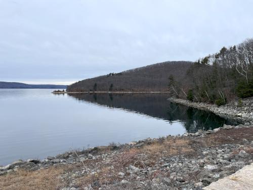 Quabbin Reservoir in January, near Quabbin Hill in central MA