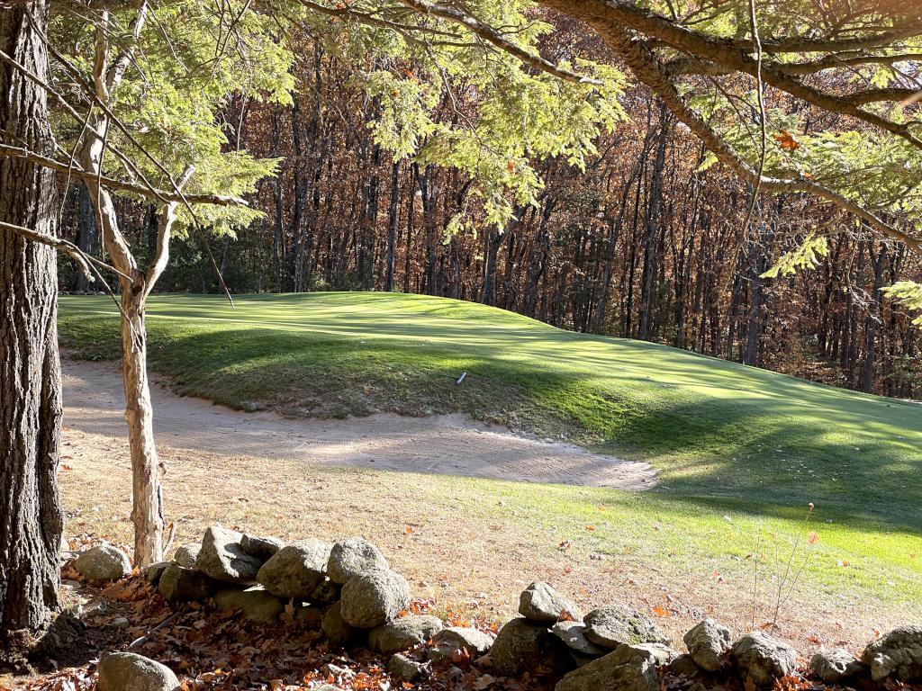 golf course in October beside Richardson Preserve in northeast MA