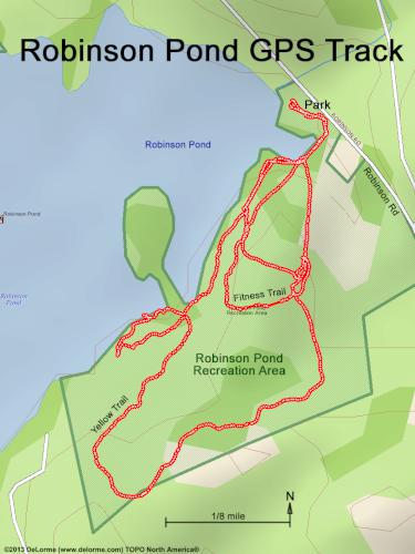 Robinson Pond gps track