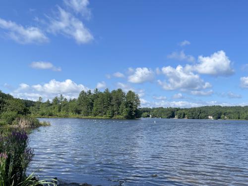 view in August of Robinson Pond in southern NH