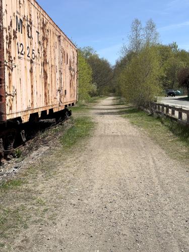 bike start in May on the Rockingham Recreational Rail Trail in southeast NH
