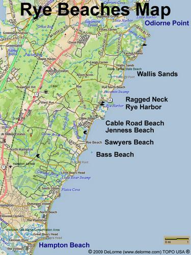 map of new england beaches Hike Rye Beach Nh map of new england beaches