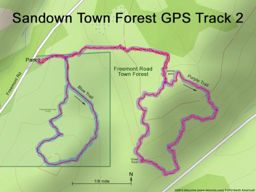 Sandown Town Forest gps track 2