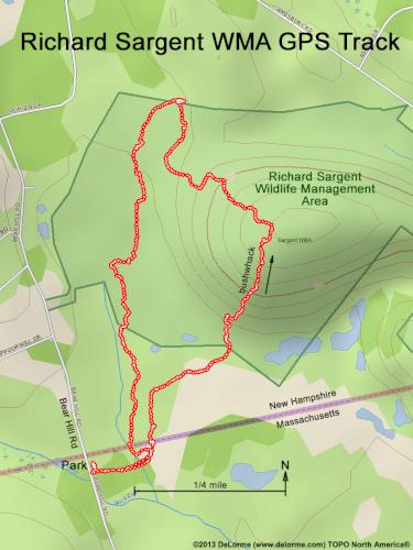 Richard Sargent WMA gps track