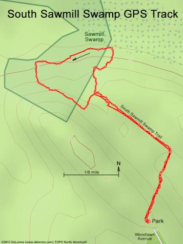 South Sawmill Swamp gps track