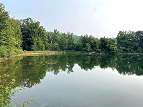 Shaker Reservoir in August at Shaker Mountain in western MA