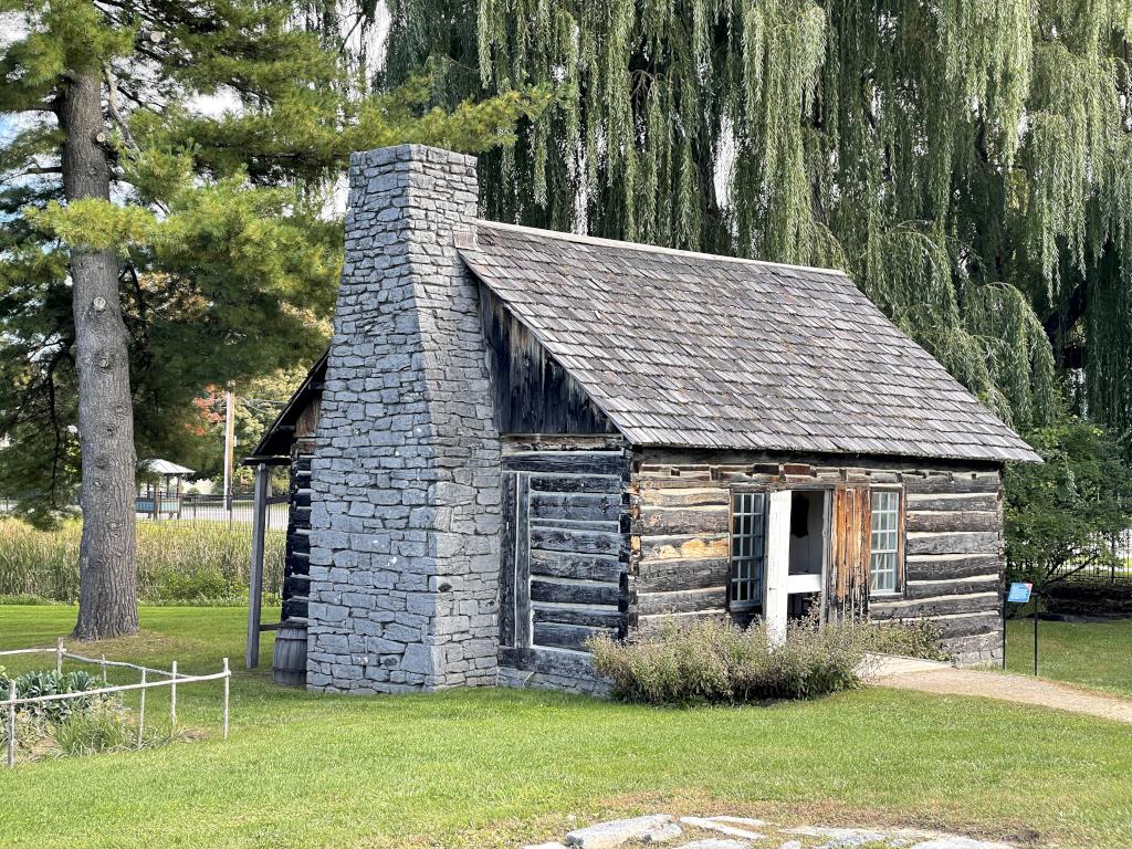 Settlers' House in October at Shelburne Museum in northwest Vermont