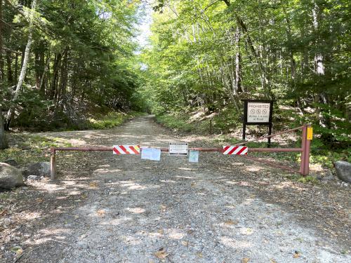 gate at Signal Ridge Peak in central NH