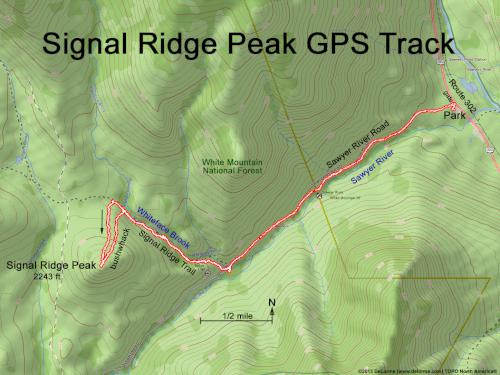 Signal Ridge Peak gps track