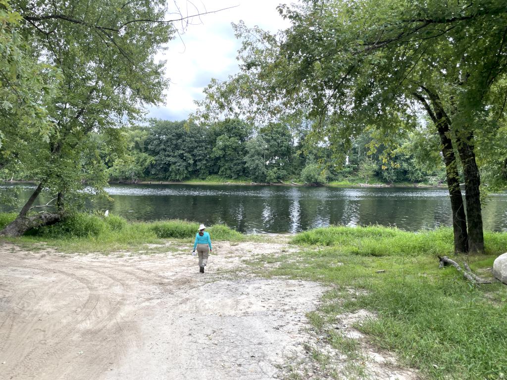 boat launch in August at Sklar Waterfront Park in southern NH