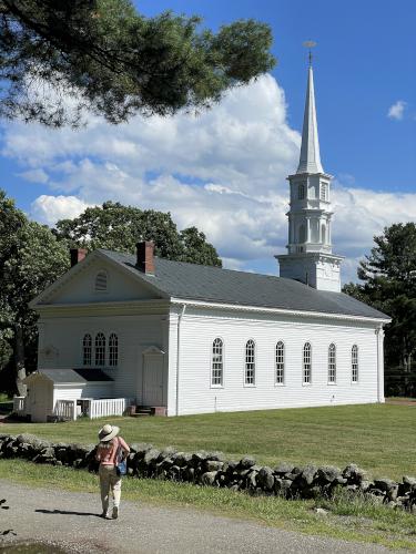 Martha-May Chapel in June at Wayside Inn Historic Site in eastern MA