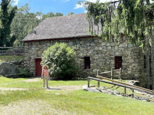 Grist Mill in June at Wayside Inn Historic Site in eastern MA