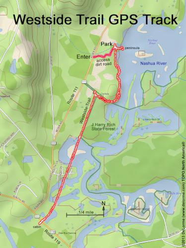 Westside Trail gps track