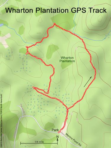 Wharton Plantation gps track