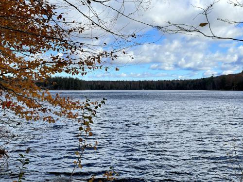 Willard Pond in October at Willard Mountain in New Hampshire