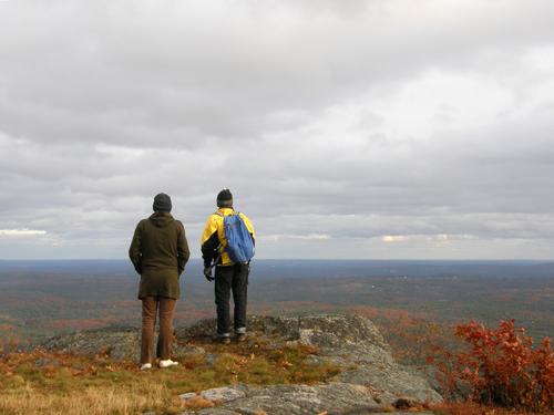 hikers on Winn Mountain in New Hampshire