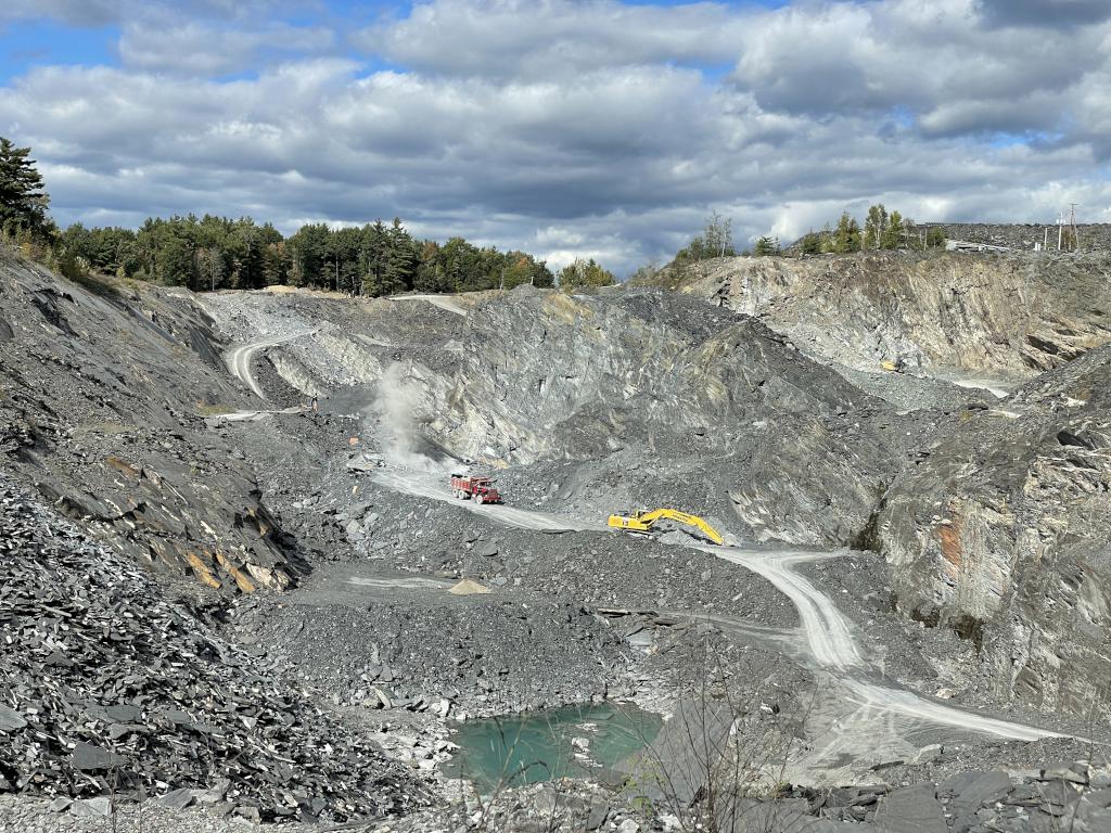 slate tour in October at Newmont Slate Company in Vermont